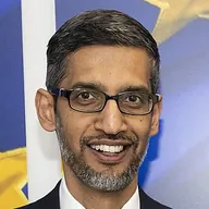 Sundar Pichai. Photo: Photographer: Lukasz Kobus (European Commission), CC BY 4.0